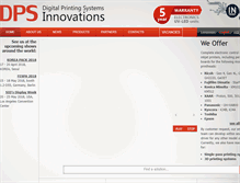 Tablet Screenshot of dps-innovations.com